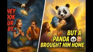 &ldquo;Snatched by an Eagle, Saved by a Heroic Panda!!&rdquo; | AI Animal Story | Chuck & Friends