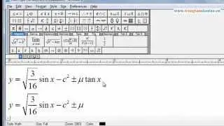 How to use MathType to make a mathematical formula (full version)