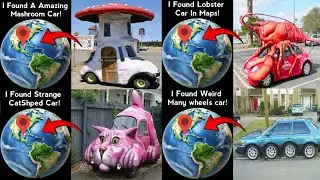 😱😶&zwj;🌫️I Found Top 4 Amazing Car's in google maps and google earth #map #earth #hrbro76 