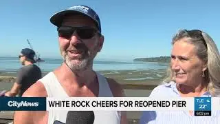 White Rock cheers for reopened pier
