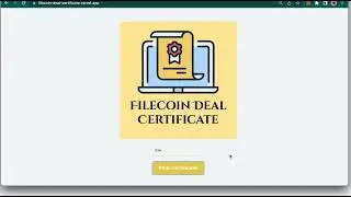 Filecoin Deal Certificate | ETHGlobal - FVM Space Warp