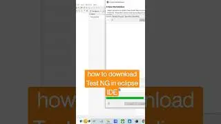 how to add test ng plugin in eclipse #shorts #automation #selenium