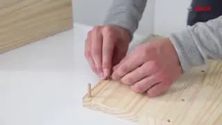 DIY - Costruisci un mobile porta-oggetti in legno con gli elettroutensili Bosch