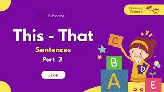 Phonic Drill   This That Sentences 2   Phonopic Primer C