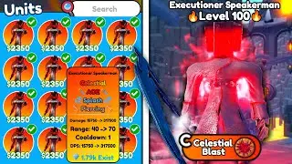 I GOT NEW CELESTIAL UNIT 😱 IT IS INSANE 🔥 Roblox Toilet Tower Defense
