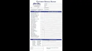 Customer Service Report Tutorial