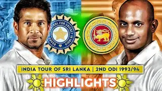 India Tour of Sri Lanka Odi Series 1993/94 | Match 2 
