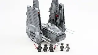 LEGO Star Wars Kylo Ren's Command Shuttle (Timelapse & Review) - Set 75104