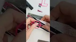 Glitter Letter Dies  #love #diy #demodonna