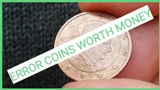 This error coin 5 euro cents worth  10$ to 30$ (error coins worth money)