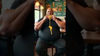 Fat Rock Eating Burger #messytv #rock #burger