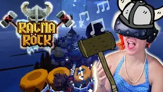 Ragnarock VR Quick Review - Viking Drum Rhythm Game!