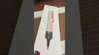 Unboxing Dyson Airstrait straightener (Ceramic Pink) #dyson  #dysonairstrait #haircare #unboxing