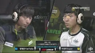 [SSL 2015] FanTaSy vs Super Ro16 Match4 Set1 - EsportsTV, Starcraft 2