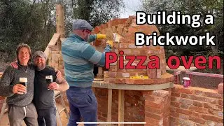 Строительство кирпичной печи для пиццы #кирпичнаякладка #сделайсам