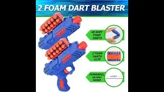 BAODLON Digital Shooting Targets with Foam Dart Toy Gun