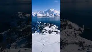 Akdamar Island | #weathereuphoria #winterisland  #relaxingshorts #asmrnature #4knature