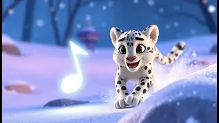 The Snow Leopard&rsquo;s Lullaby of Winter Hills | Nursery Rhyme for Toddlers Sing Along ❄️🐆
