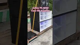 Ashley PA 1600+ Class GB Amplifier #amplifier #gb #classgb #ombro #trafotoroid #ashley