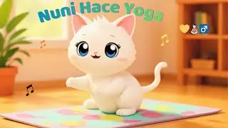 😻Nuni Practica Yoga – Estirar Estirar 🎵 Canciones Infantiles