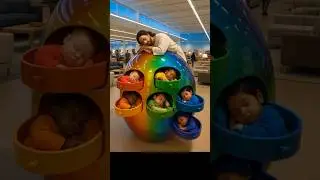 Jesus Blessings 🌈👶😇✨ Rainbow Babies Sprint! From Shiny Egg Drawers to Luminous Water Bed 😴💖 #jesus