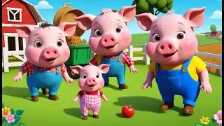 Little Pig the Happy Farmer Adventure | Funny and Fun Kids Nursery Rhyme Animation