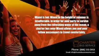 See More Than the Beach with a Charter Buses Near Miami