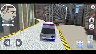 Roof Jumping Ambulance Simulator - Rooftop Stunts // Rescue Simulator Android Gameplay Mission 6