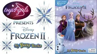 Disney Frozen 2 My Busy Books с введением новых персонажей