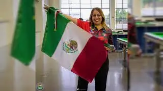 LISETTE FERNANDEZ UMCB (MEXICO) VS. CASEY NICOLE CORK BCA (USA).  T,V. TABLE. QUINCY ILLINOIS. USA.