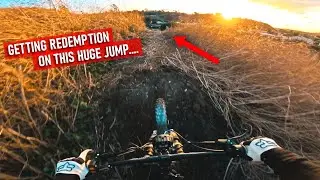 Surron Redemption Time on Huge Jump || Them Sunset Rides Hit Different... || 2023 40ah Surron Ebike