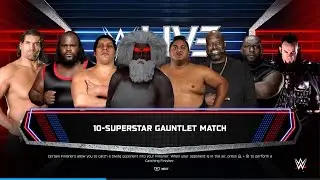 WWE 2K25: Giant gauntlet match