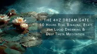 10 Hours 4Hz Binaural Beats for Lucid Dreaming & Deep Theta Meditation |   The 4Hz Dream Gate