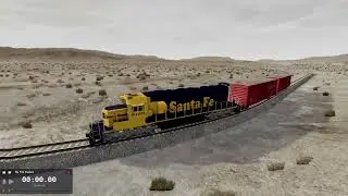 Train crash with railcar #beamngdrive
