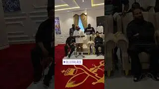 Davido's Surprise Visit to the Olu of Warri