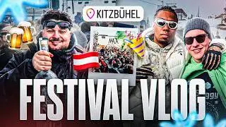 FESTIVAL IM REICHSTEN SKI GEBIET DER WELT!🍾🎉 Kitzb&uuml;hel CRASHOUT Vlog (Malle Level..)😂⛷️
