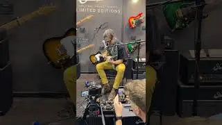 Ian Thornley at NAMM 2026.