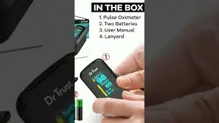 DR TRUST FINGER TIP PULSE OXIMETER -210 (Black)  I  ACURATE  RELIABLE RESULTS I BRIGHT OLED  DISPLAY