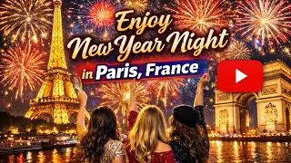 Enjoy New Year Night in Paris, France | Fireworks, Fun & Celebration 🎊 