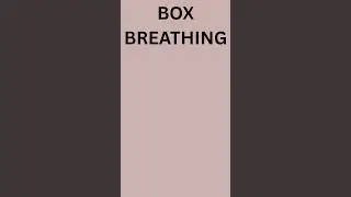 Box Breathing 💨 | Instantly Calm Your Mind & Body #physiotherapist  #stressrelief