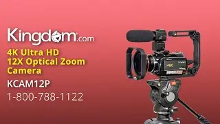 Kingdom 4K Ultra HD 12x Optical Zoom Camera - KCAM12P