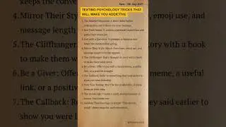Want to make your texts unforgettable? Master these psychological tricks! #TextingPsychology