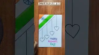 Diy Happy Republic Day Card / Republic Day Drawing #shorts #repubkicday