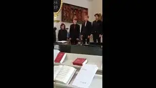Vacker k&ouml;rs&aring;ng av Nationella Ungdomsk&ouml;ren, Cantus och Korallerna i Njurunda kyrka.