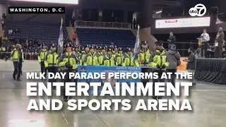 The MLK Day Parade performed at the Entertainment and Sports Arena