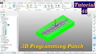 Autodesk Power mill  2020 3D Programming Punch Complete Tutorial