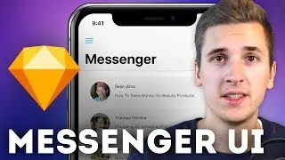 Messenger UI: iPhone X &bull; Sketchapp Tutorial / Sketch Tutorial