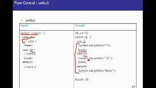 java 5, Flow control