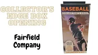 Fairfield Company Baseball Collector's Edge Box Opening - What Kind Of Cards Did We Get Inside???