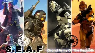 S.E.A.F VS Galactic Republic Military